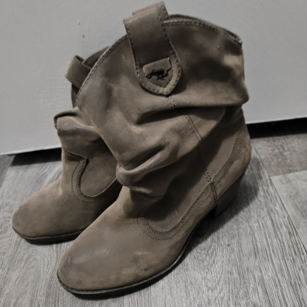 Rocket Dog Grey Cowgirl Boots Gem